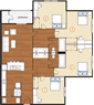  4 BEDROOM, 2 BATH