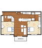 2 BEDROOM, 2 BATH