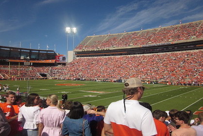 School tradition at Clemson University
