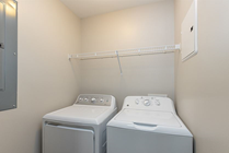 Full Size washer and Dryer in Laundry Room