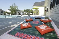 Cornhole by the Pool